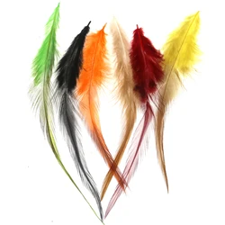 Plumas Hackle Schlappen y Gallo para montar moscas trucheras