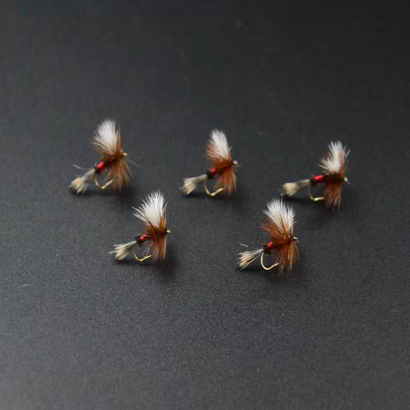 Royal Wulff Contemplador #12 - Mosca seca atractor hormiga voladora - imagen 2