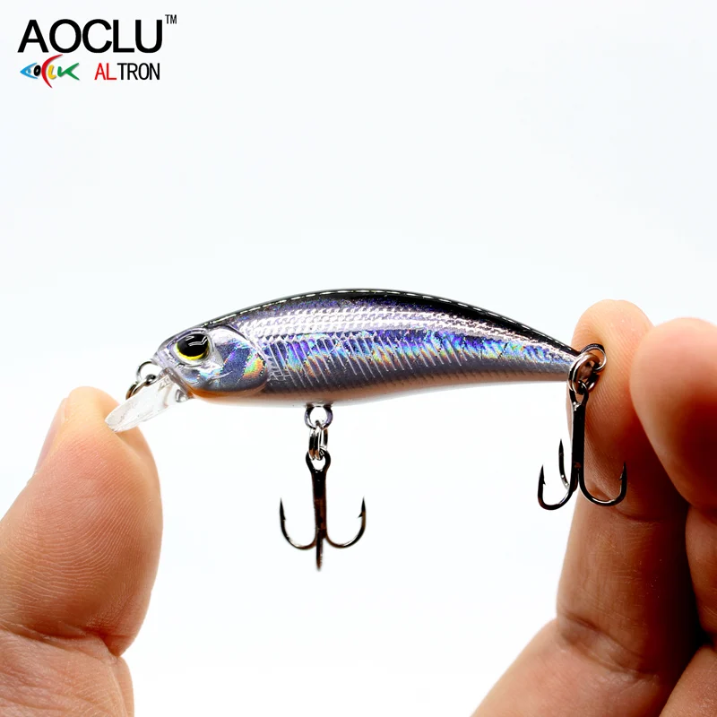 AOCLU Jerkbait 45mm 4g - Wobbler de hundimiento para truchas - imagen 4