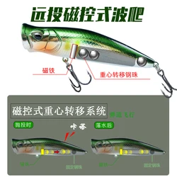 Wobbler flotante giratorio para perca y lucio Cebo topwater 8,5g/16g
