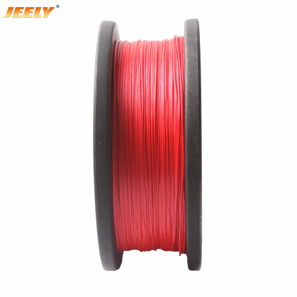 JEELY Cuerda de pesca trenzada 4 hebras UHMWPE alta resistencia - imagen 4