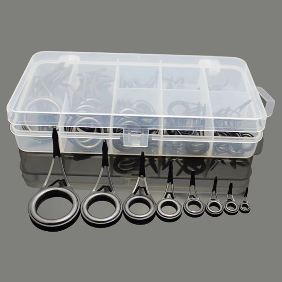 Kit puntas guía caña pescar – tamaños mixtos y anillos fuertes - imagen 2