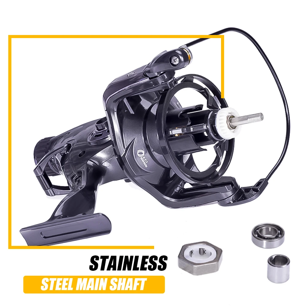 Carrete Spinning Doble Arrastre 27kg – 12+1 rodamientos para Carpa - imagen 2