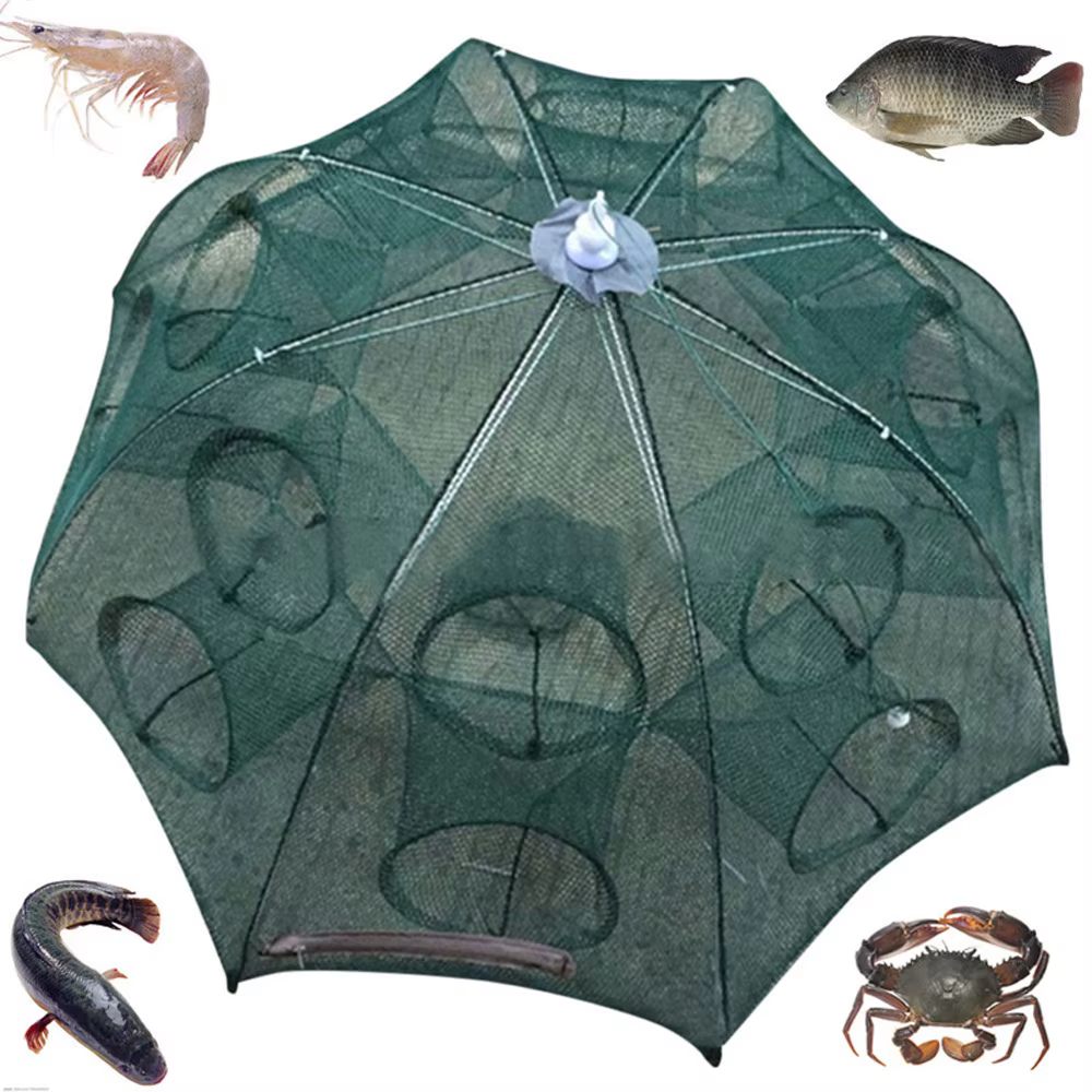 Trampa de pesca plegable para camarones, cangrejos y cebos vivos - imagen 3