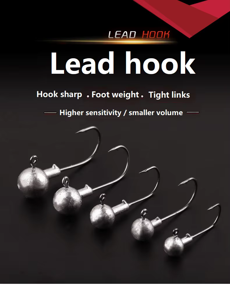 Anzuelos Jig Head vinilo suave para pesca deportiva marina - imagen 5
