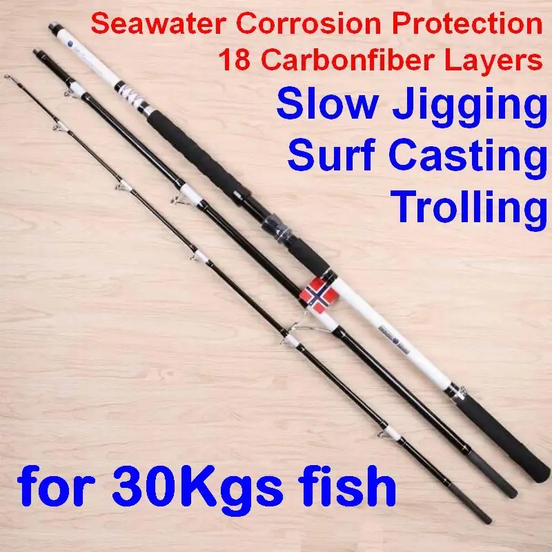 Punta Caña Carbono 18 Capas – Pesca Profunda con Señuelos