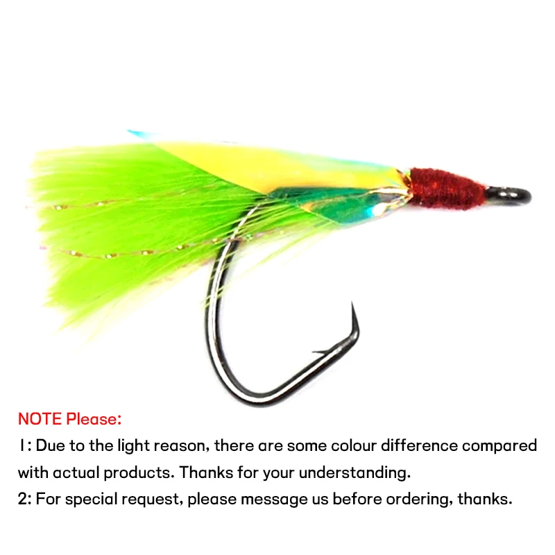 Wifreo anzuelos circulares Moscas Sabiki Rig Flash Flies agua salada - imagen 4