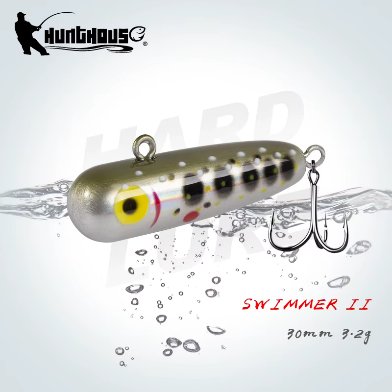 Señuelo Lápiz Hunthouse 30mm – Wobbler de Lanzamiento Largo para Lubina