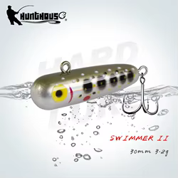 Señuelo Lápiz Hunthouse 30mm – Wobbler de Lanzamiento Largo para Lubina