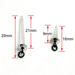 Tornillo Boilie con Anillo Giratorio para D-Rig y Chod
