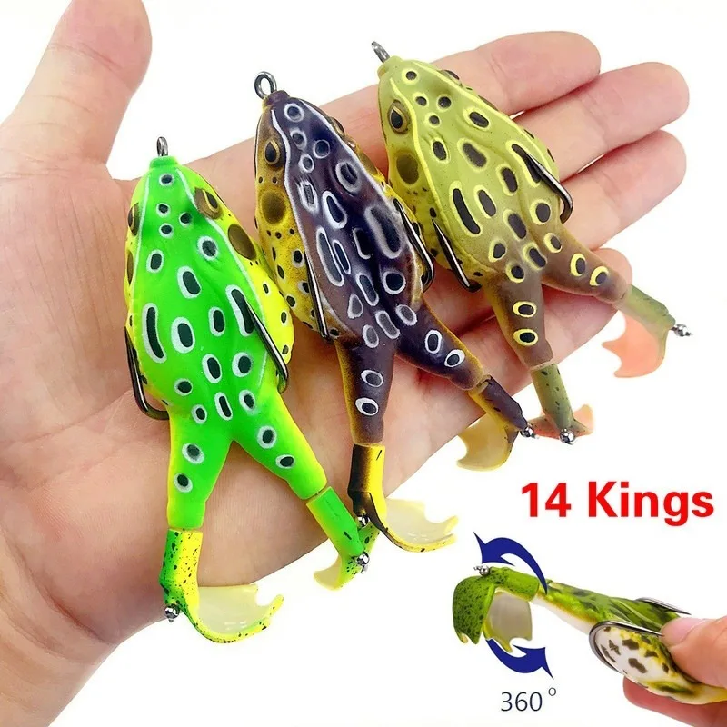 Señuelo Thunder Frog Doble Hélice Flotante 9cm – Biónico Minnow