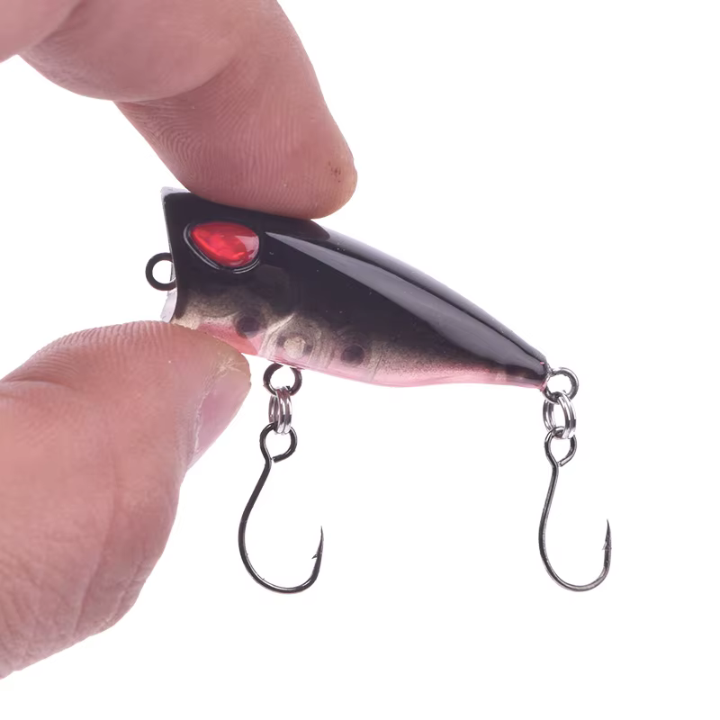 Popper flotante 4 cm – Señuelo de superficie para lubina, trucha y carpa - imagen 3