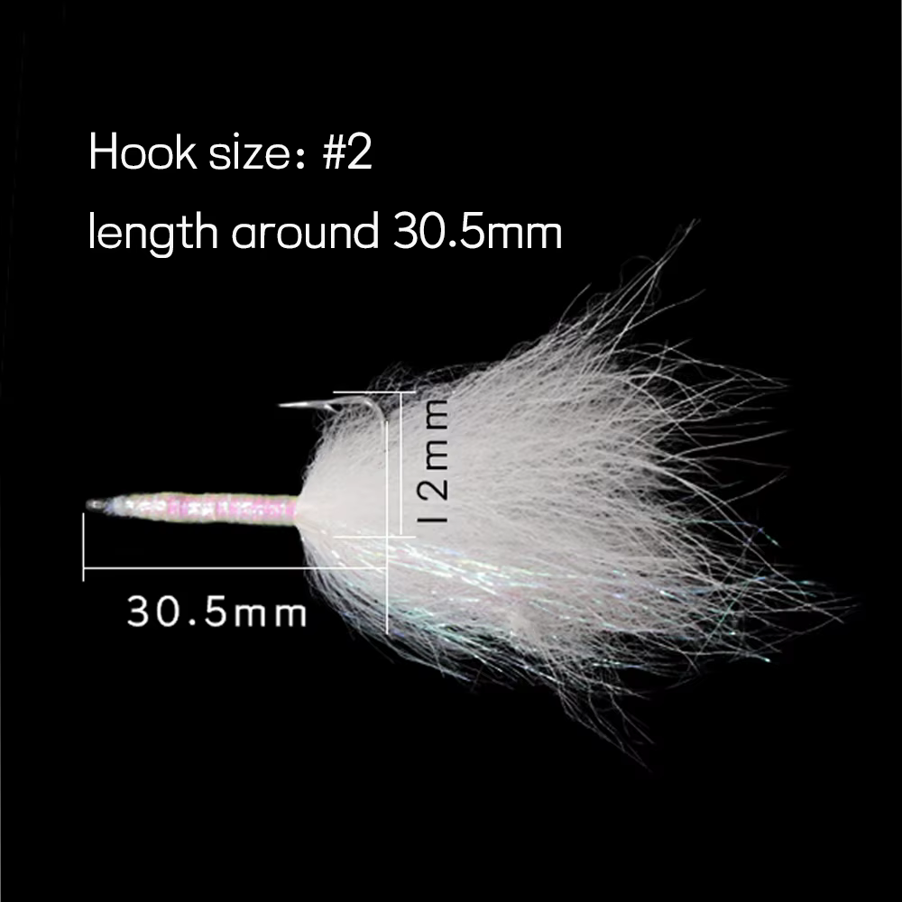 Wifreo Streamer Minnow #4 Señuelo Plata y Blanco – Pesca Deportiva - imagen 2