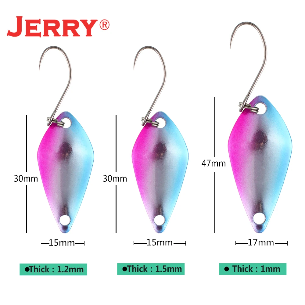 Jerry Aquarius Cucharilla Trout – 2,5g a 5g, doble cara - imagen 5