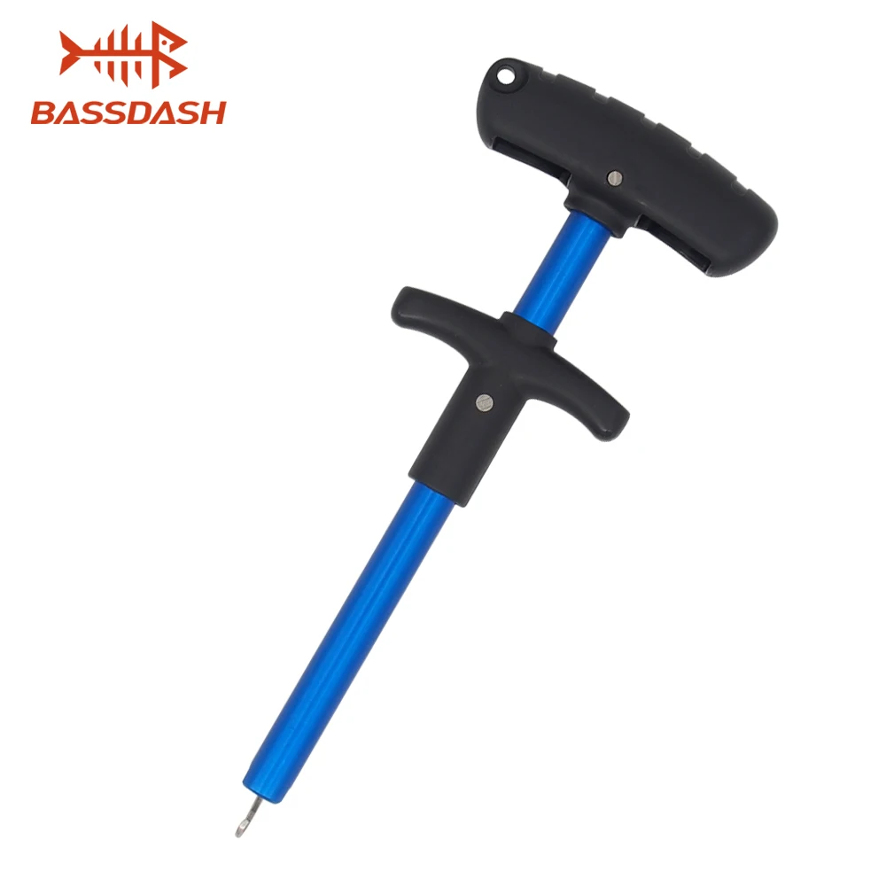 Gancho de aluminio para anzuelos en varios colores