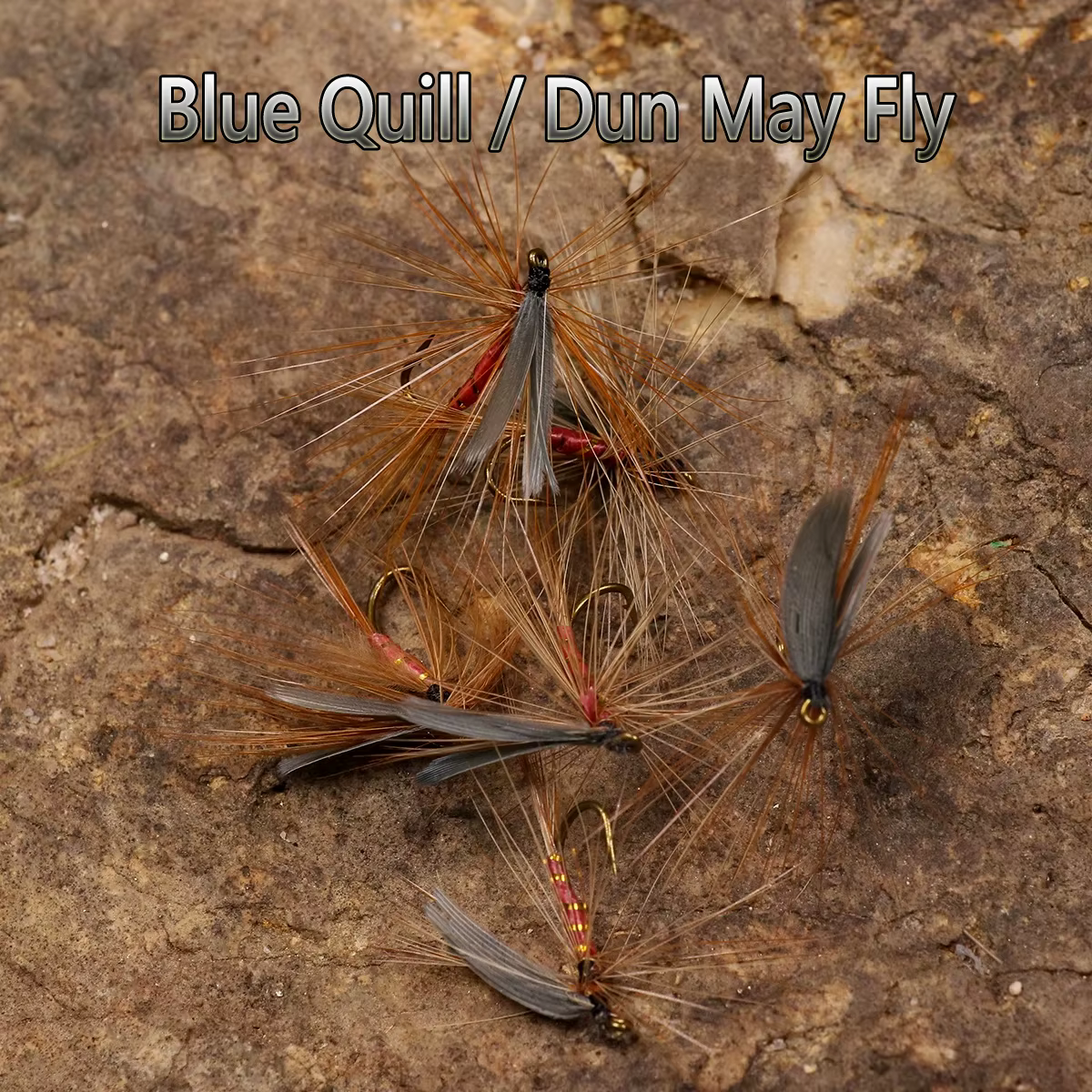 Anzuelos Bimoo para trucha – Púas cebo insects azul/rojo - imagen 5