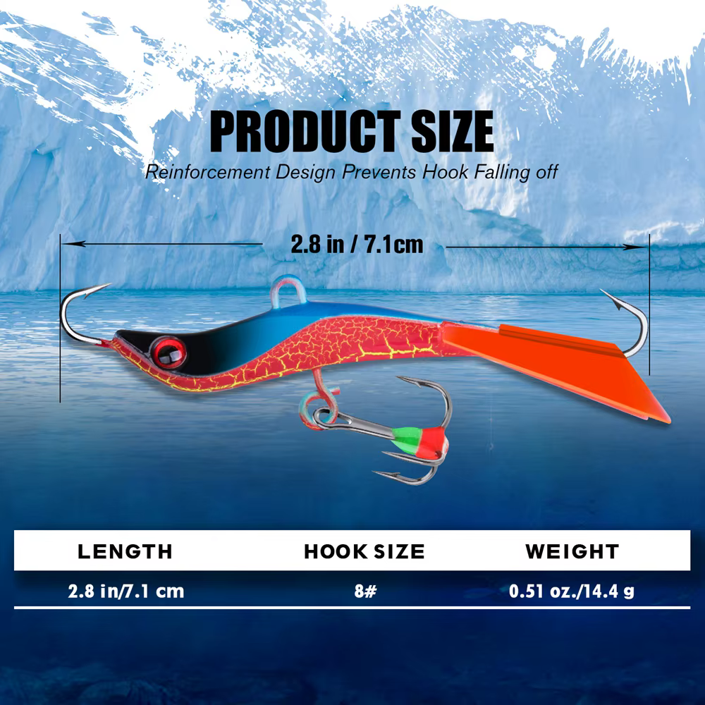 Goture Wobbler Señuelo de Invierno para Pesca en Hielo - imagen 5