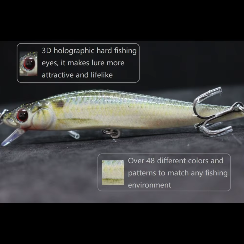 Señuelo Minnow duro WLure HM590 – Realista con transferencia de peso - imagen 4