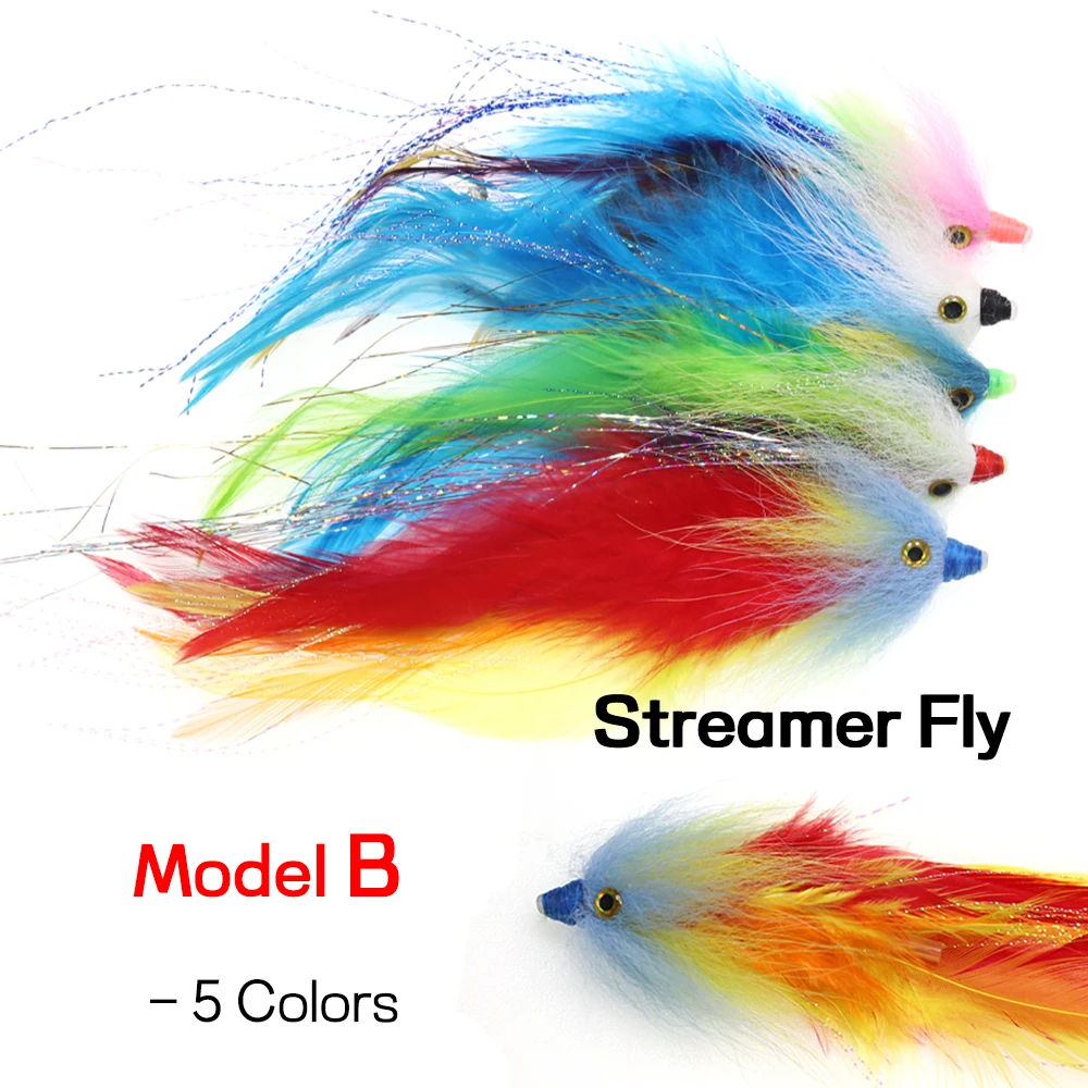 Streamers en diferentes colores