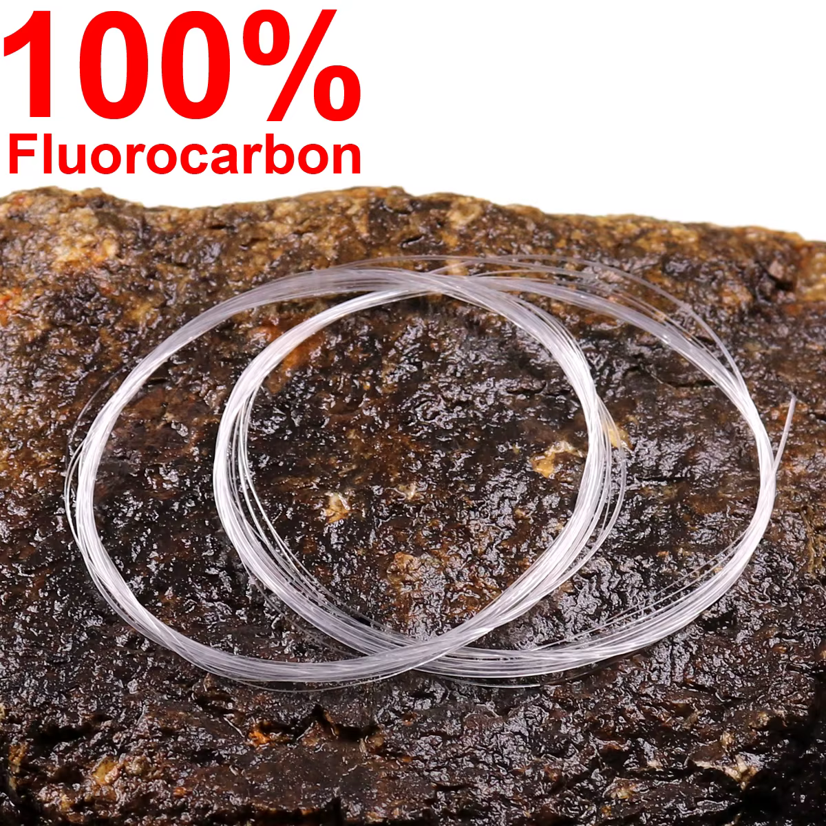 Línea fluorocarbono en equipo de pesca