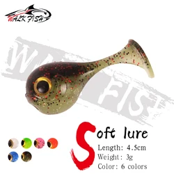 WALK FISH Señuelos suaves de cola en T – Cebo silicona para pesca marina
