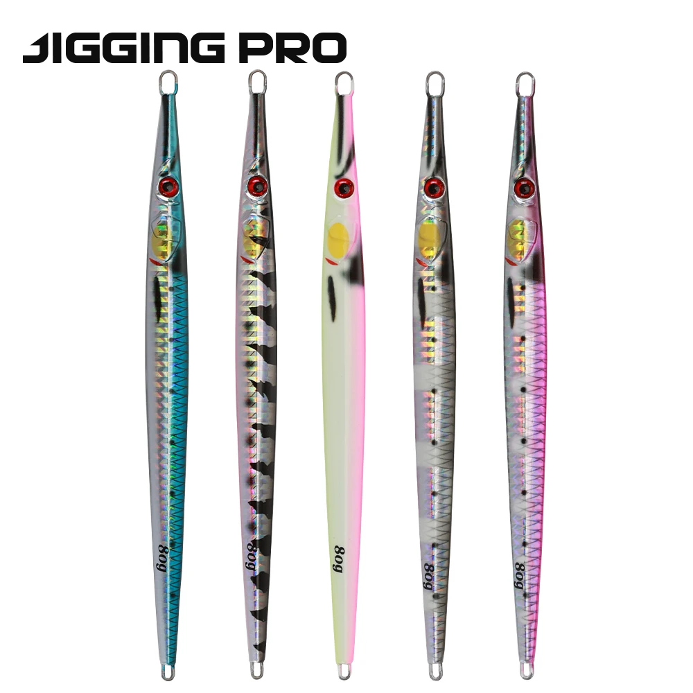 JIGGINGPRO Señuelos de jigging para pesca en agua salada