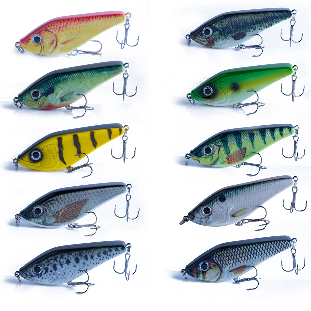 Jerkbait VIB 80mm 15.5g para lucios – Hundimiento lento - imagen 5