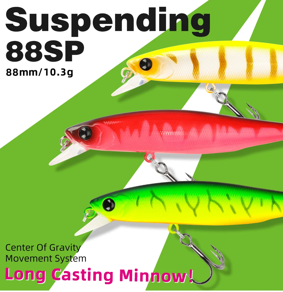 Minnow 88SP en acción