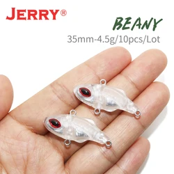 Jerry Beany Señuelo VIB 35mm – Cebo duro en blanco sin pintar