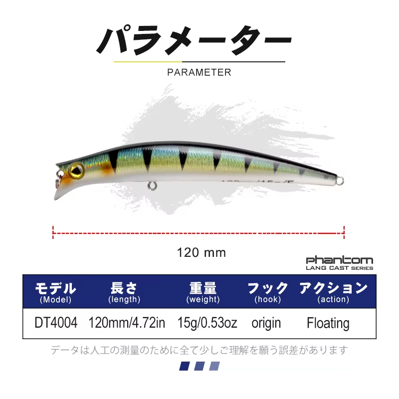 Popper D1 Wobbler duro artificial flotante para lubina en agua salada - imagen 3