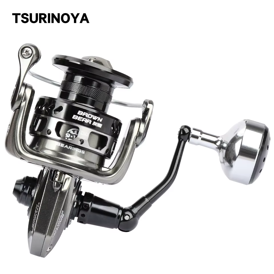 Carrete Tsurinoya Brown Bear para Slow Jigging en Agua Salada - imagen 2