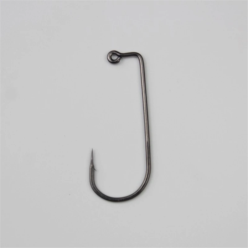 Cabezas plomadas Jig Head con anzuelo curvado mandarina para vinilo - imagen 3