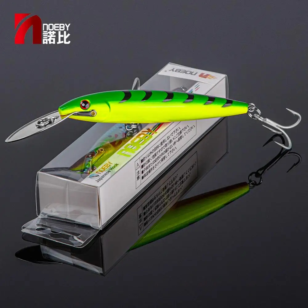 NOEBY Crankbait – Señuelo de arrastre profundo con labio metálico para mar - imagen 4