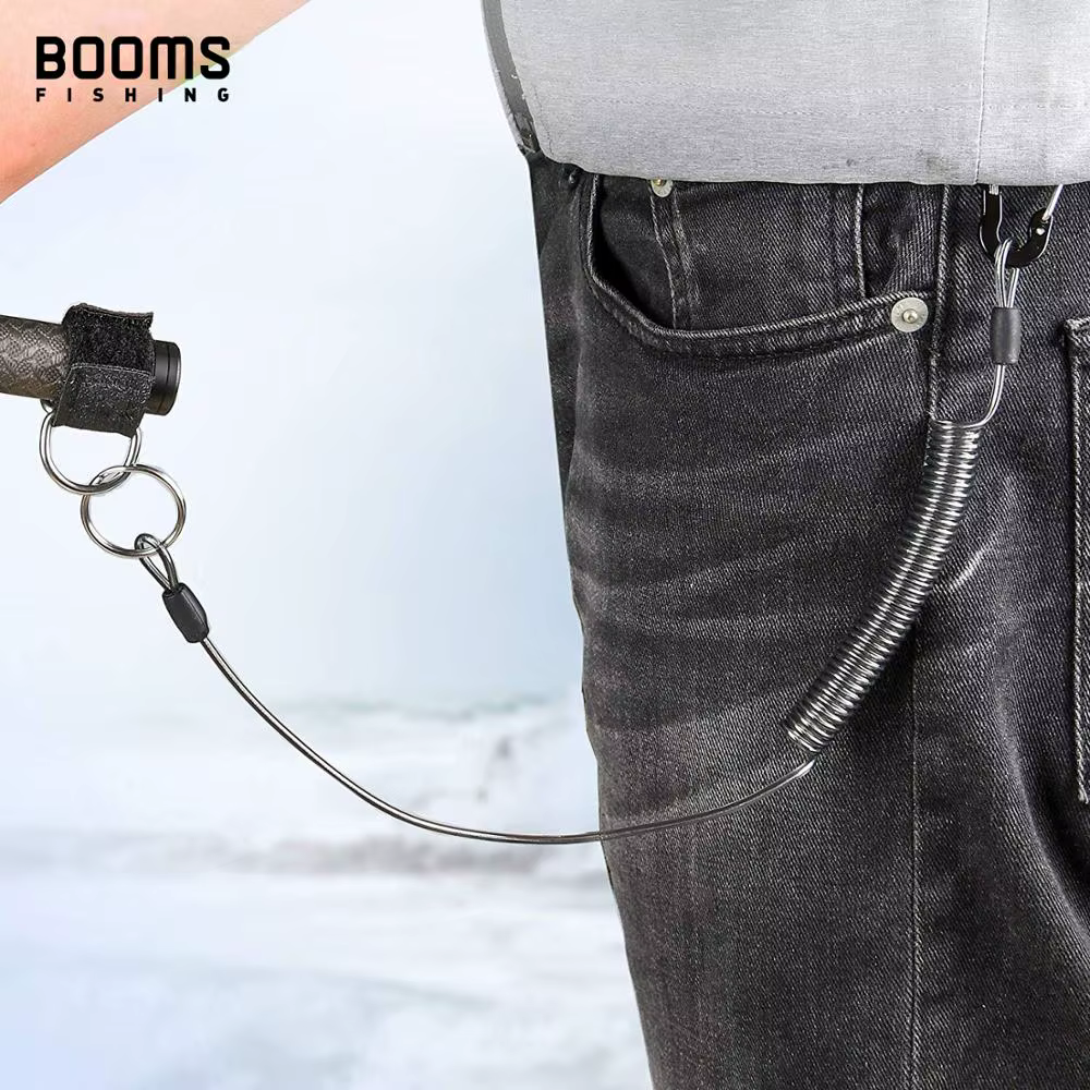 Booms Fishing T01 Cordón porta-cañas 2M con mosquetón - imagen 2