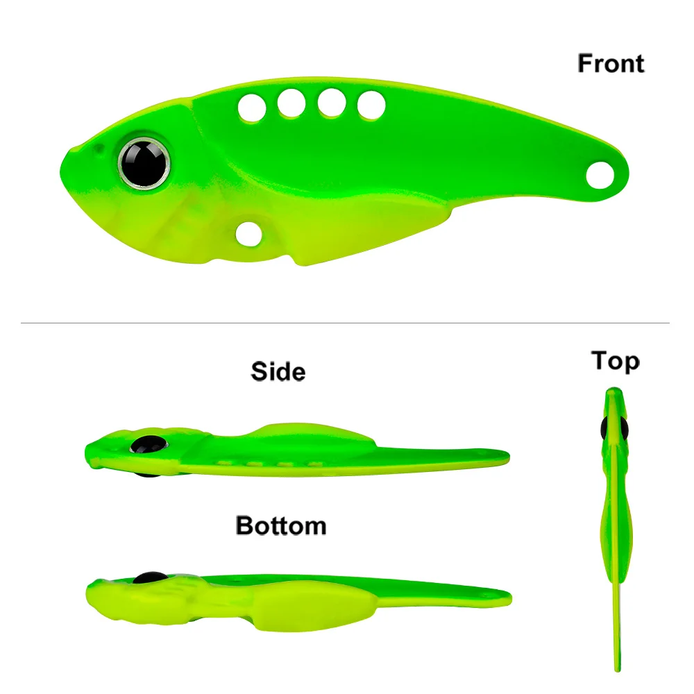 Señuelo VIB metálico 11g – Cebo duro equilibrador para pesca en hielo - imagen 2