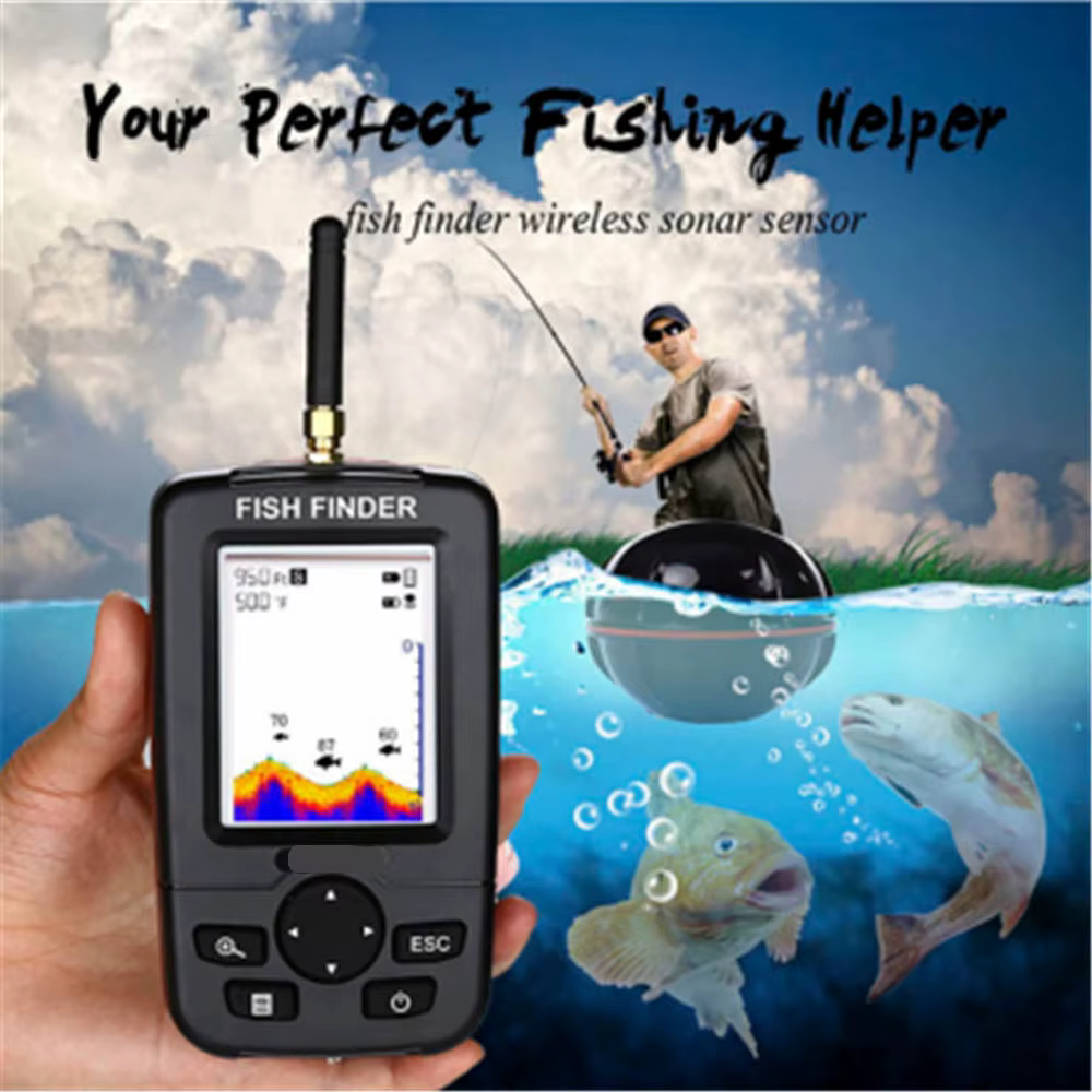 Sensor sonar inalámbrico con cable de carga
