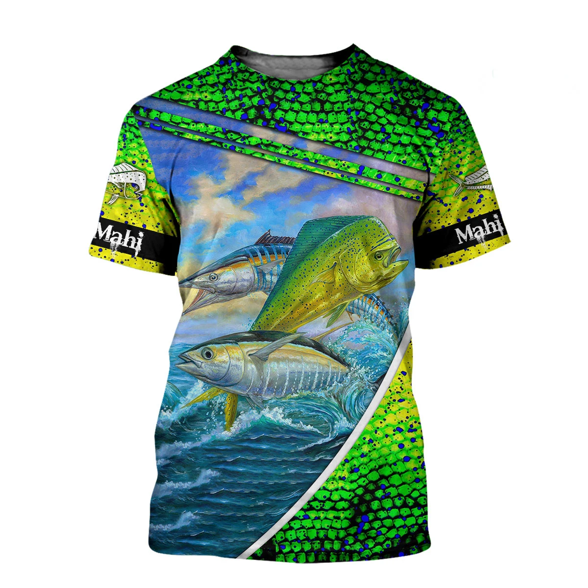 Camiseta de pesca estampado 3D hombre Marlin - imagen 4