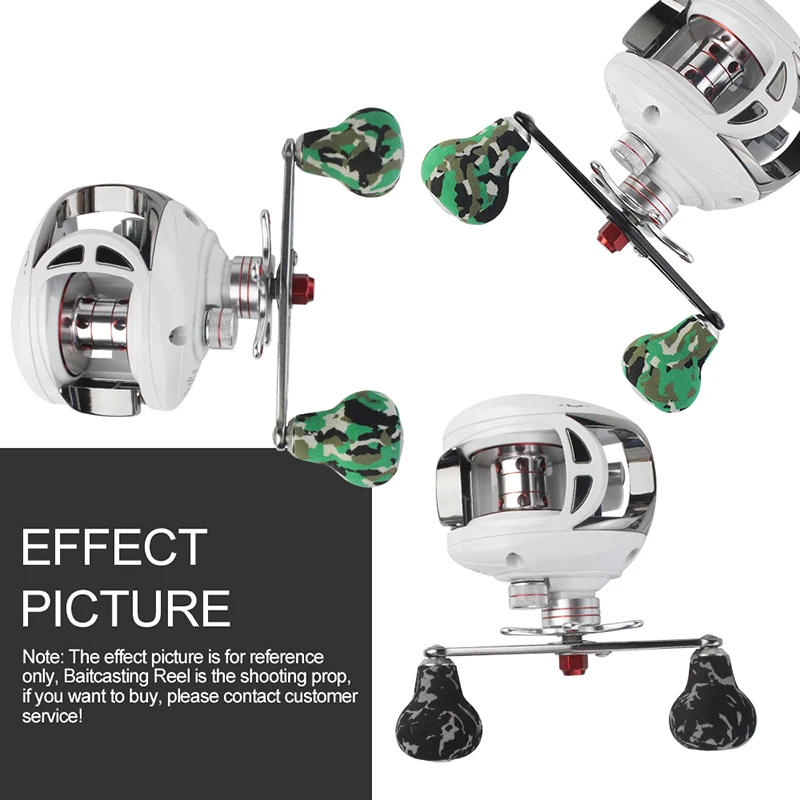 Vista lateral del mango EKfan serie camuflaje