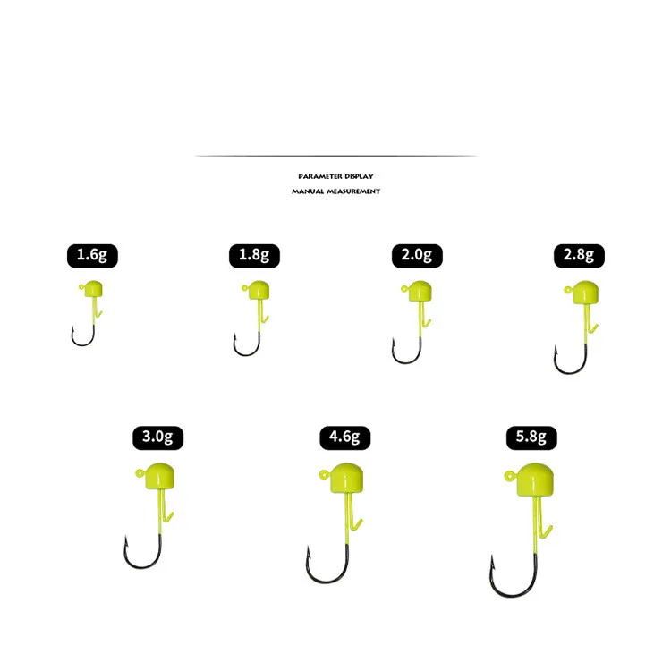 NED Rig: cabeza de jig con gancho de bloqueo para vinilo suave