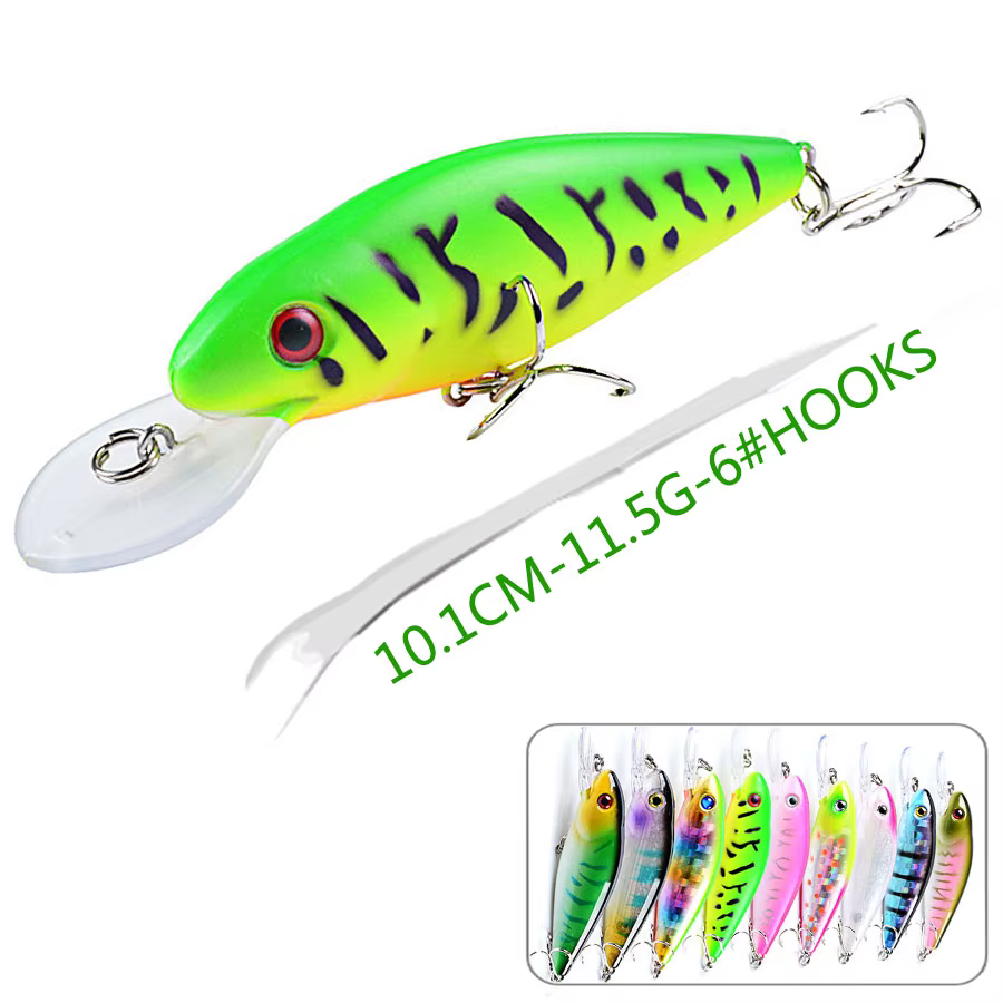 Jerkbait Minnow Crankbait - Señuelo duro para lucio y mar costero - imagen 3