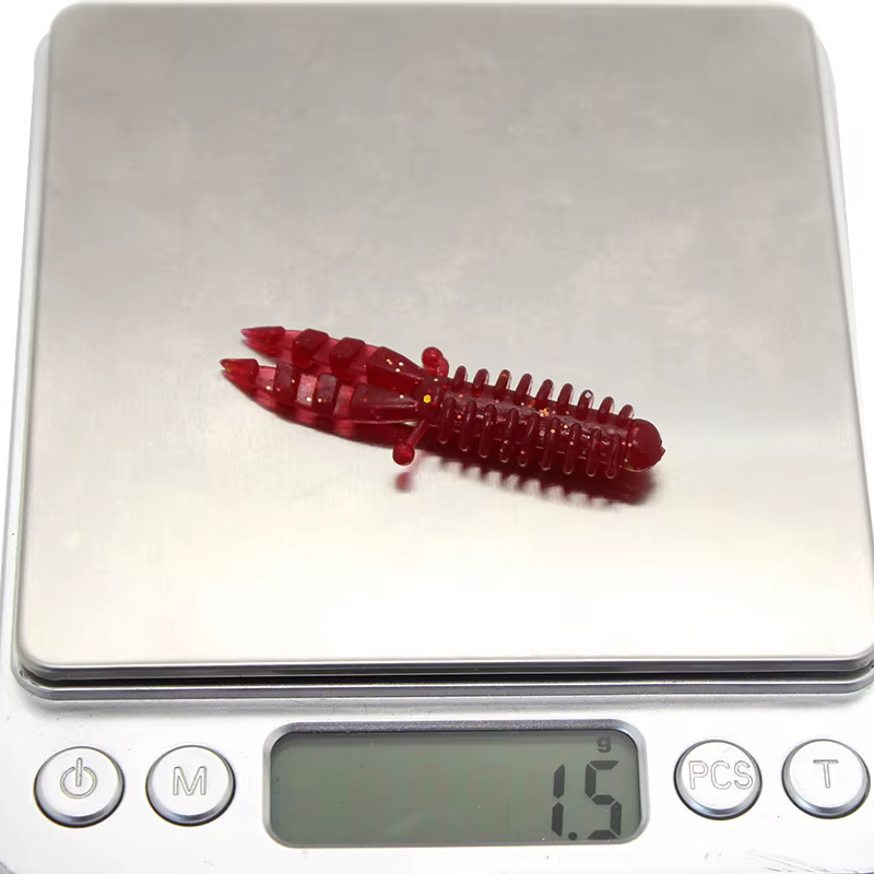 Vinilo Camarón Mini Cola Suave 5,5 cm – Señuelo pesca deportiva - imagen 2