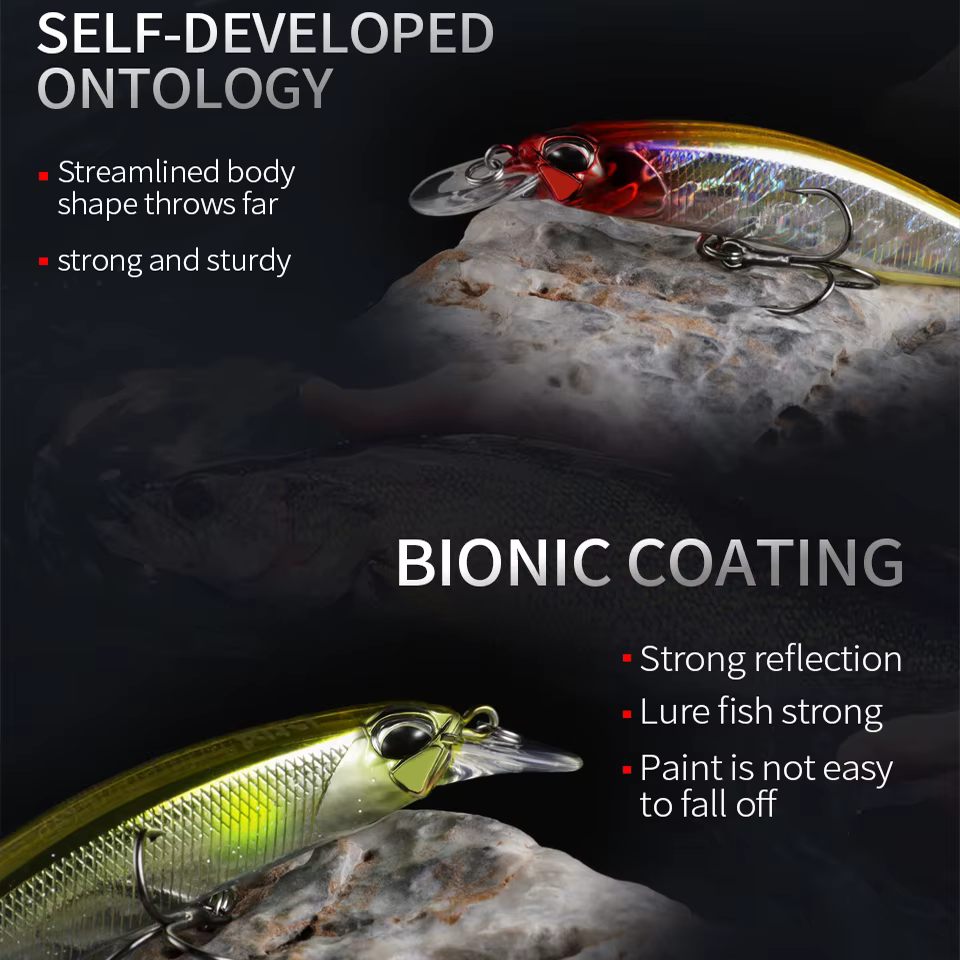 Bearking Minnow 85mm 8g – Señuelo hundido profundidad media - imagen 3