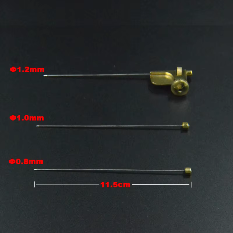 Herramientas atado moscas: tubo fijación agujas y adaptador latón - imagen 4