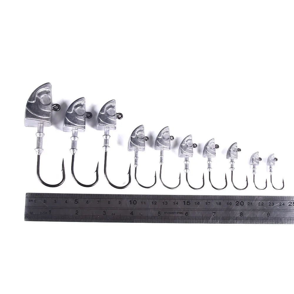 Cabezas de plomo para vinilo – Jig heads fishing 3,5g a 150g - imagen 4