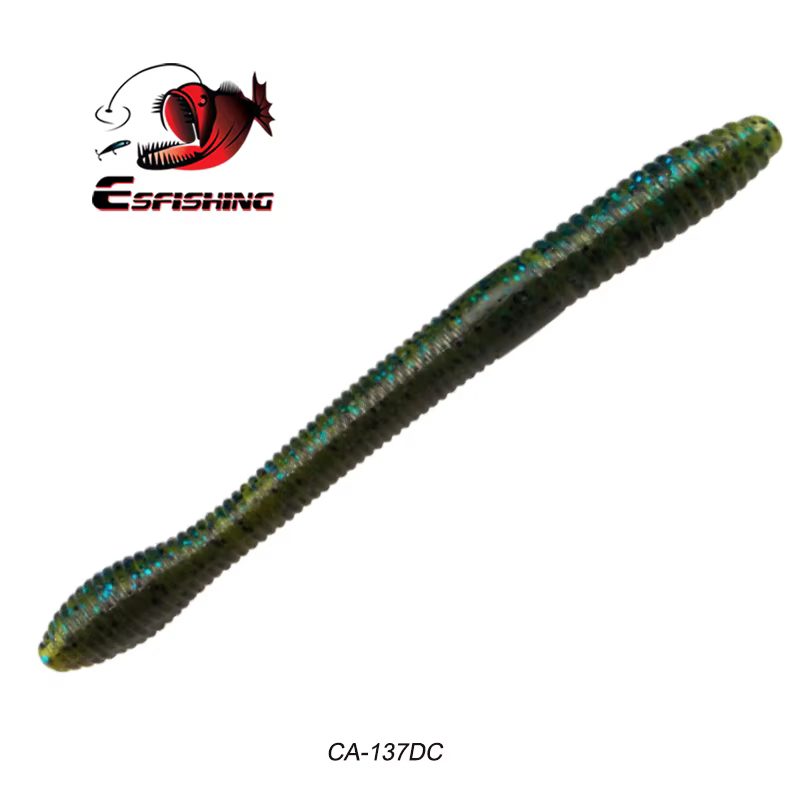 Vinilo perfumado Kesfishing 155mm – Cebón de silicona con sales - imagen 2