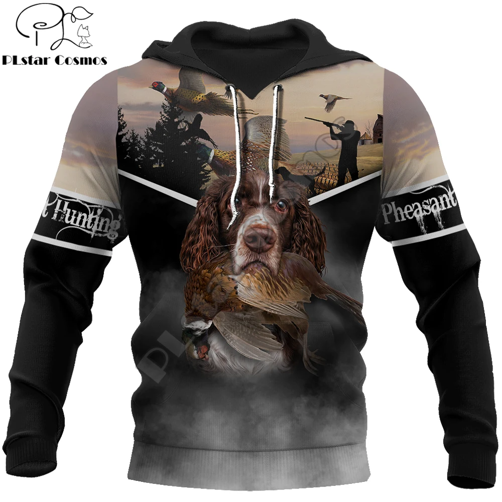 Sudadera 3D caza faisán con capucha KJ0242 – Unisex estilo jersey - imagen 5