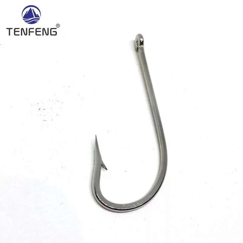 Anzuelos de mangancho longo decorados con hipocampo para pesca marína - imagen 4