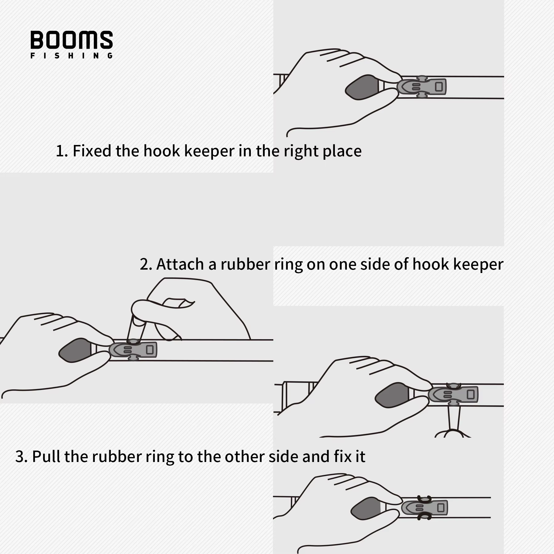 Booms Fishing HK1 – Soporte magnético para anzuelos y señuelos - imagen 3