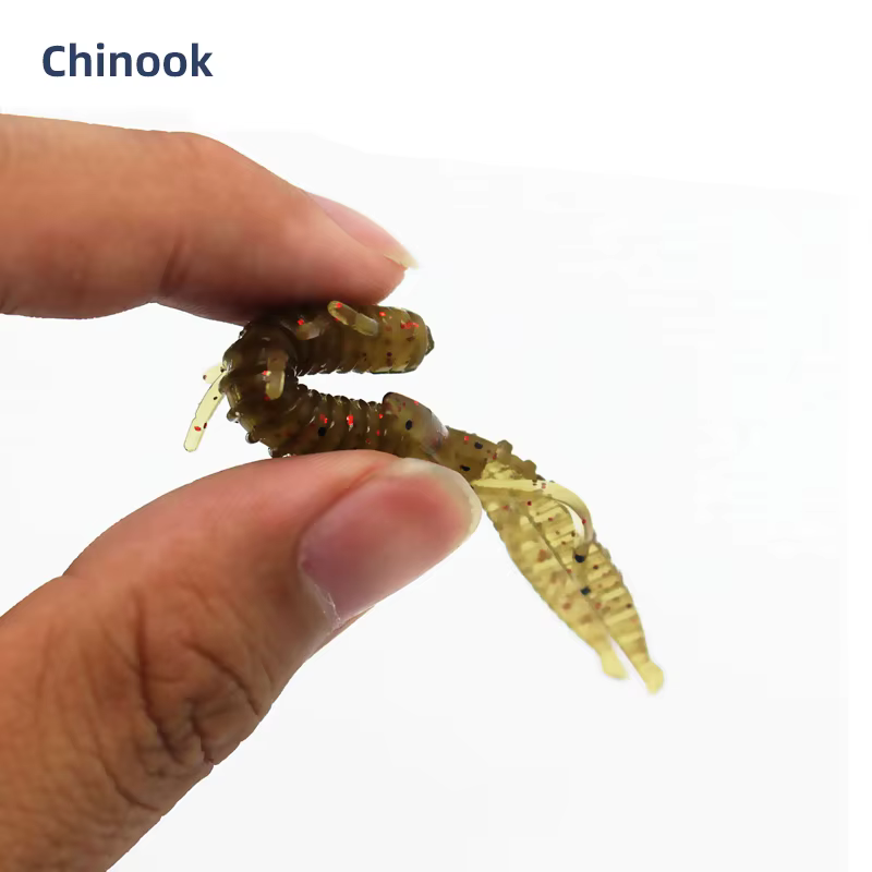 Chinook Señuelo de Camarón Bambú Silicona 70mm - imagen 4