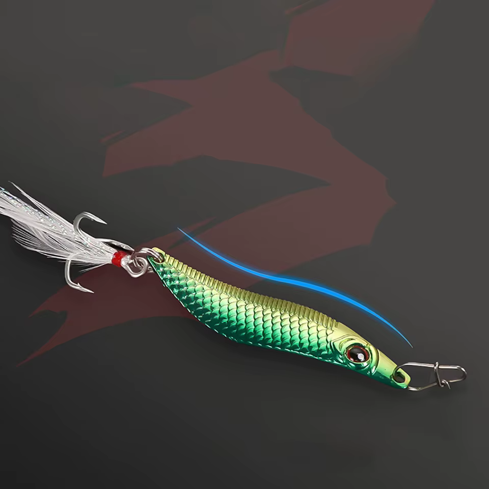 Señuelo cuchara WALK FISH para lubina y Crappie – Metal agua dulce - imagen 4